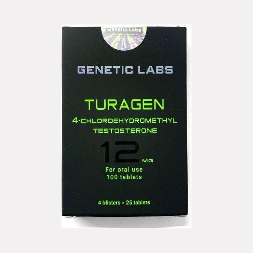 Turagen 100tab/12mg 4-Chlordehydromethyl Testosterone