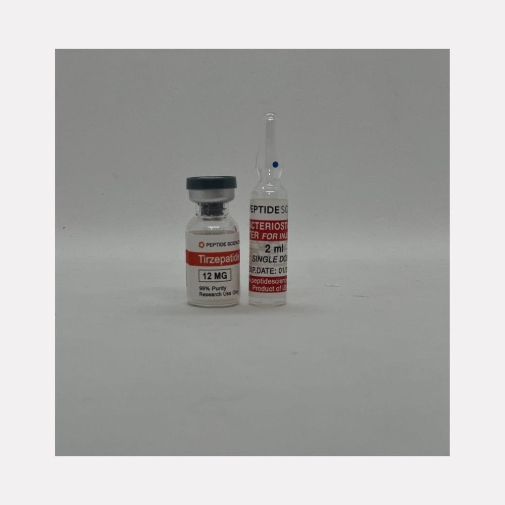 Tirsepatide Tirsepatide (12 mg) PeptideSciences
